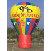 colourful inflatable ground balloon